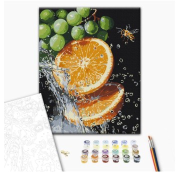 Malowanie po numerach BRUSHME, 40x50 cm, soczysta