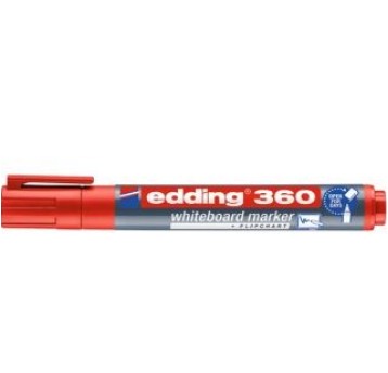 Marker do tablic e-360 EDDING, 1,5-3mm, czerwony