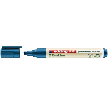 Marker perm. e-22 EDDING ecoline, 1-5mm niebieski.