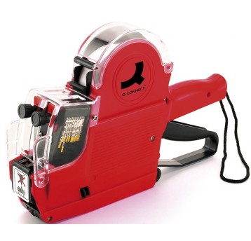 Metkownica Q-CONNECT, dwurzędowa, 10 znaków, czer