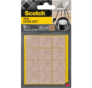 Miękkie podkładki z wełny SCOTCH, samoprzylepne, k