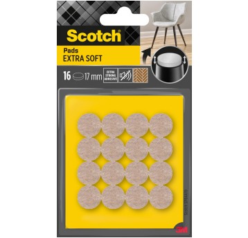 Miękkie podkładki z wełny SCOTCH, samoprzylepne, o