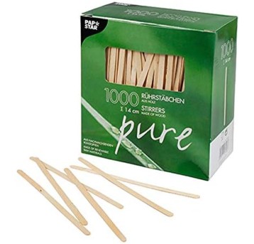 Mieszadełka drewniane 14 cm 1000szt