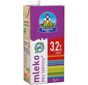 Mleko UHT 3,2% bez laktozy 1L