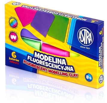 Modelina fluorescencyjna 6 kolorów 83911902 ASTRA