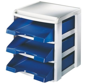 Moduł na trzy półki LEITZ Plus niebieska LEITZ 53