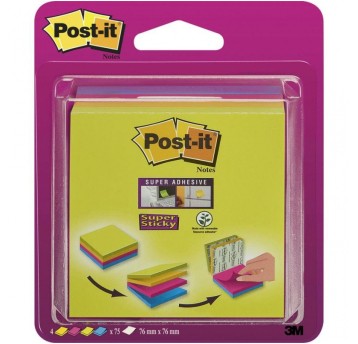 Multi kostka samoprzylepna POST-IT® Super Sticky