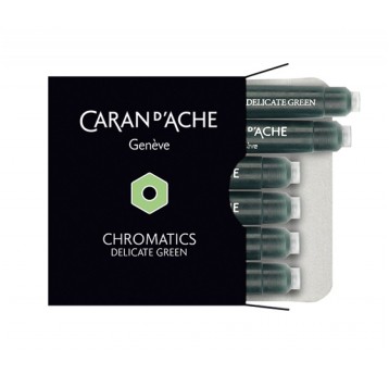 Naboje CARAN D'ACHE Chromatics Delicate Green, 6s
