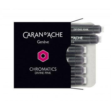 Naboje CARAN D'ACHE Chromatics Divine Pink, 6szt.
