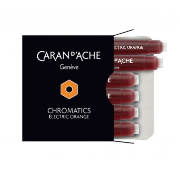 Naboje CARAN D'ACHE Chromatics Electric Orange, 6