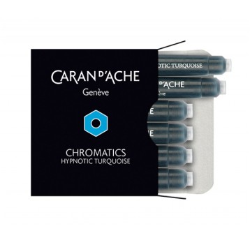 Naboje CARAN D'ACHE Chromatics Hypnotic Turquoise