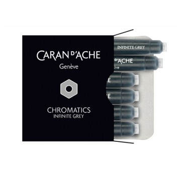 Naboje CARAN D'ACHE Chromatics Infinite Gray, 6sz