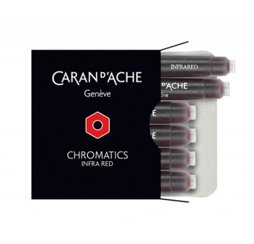 Naboje CARAN D'ACHE Chromatics Infra Red, 6szt.,