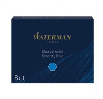 Naboje standard WATERMAN (8szt.) niebieski floryda