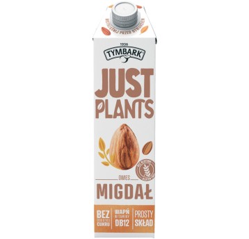 Napój roślinny TYMBARK Just Plants, owies-migdał,