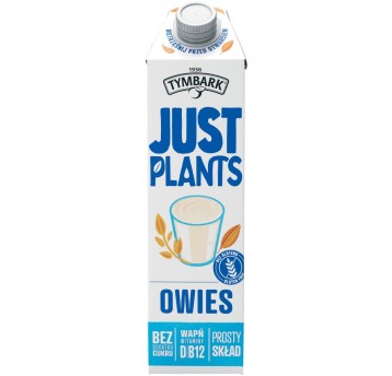 Napój roślinny TYMBARK Just Plants, owsiany, 1l