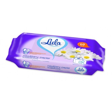 Nawilżany papier toaletowy, LULA, z ekstraktem z