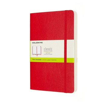 Notes MOLESKINE Classic L (13x21cm) gładki, red