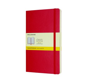 Notes MOLESKINE Classic L, 13x21cm, w kratkę, mięk