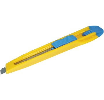 Nóż biurowy DONAU 9mm, plastikowy, z blokadą, nie