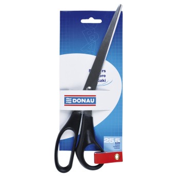 Nożyczki biurowe DONAU, klasyczne, 25,5cm, czarne