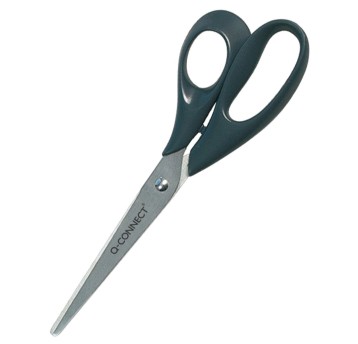 Nożyczki biurowe Q-CONNECT, klasyczne, 21cm, czarn
