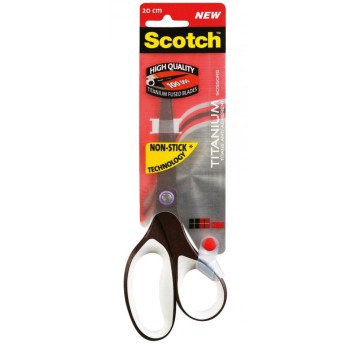 Nożyczki biurowe SCOTCH® (1468TNS-MIX), tytanowe,