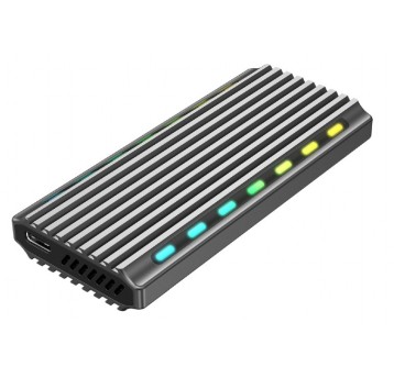 Obudowa dysku M.2 NVME Aluminiowa LED USB 3.1