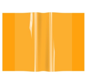 Okładka zeszytowa A5 pvc neon pomarańczowy (10) OZ