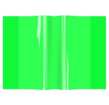 Okładka zeszytowa A5 pvc neon zielony (10) OZN-A5-