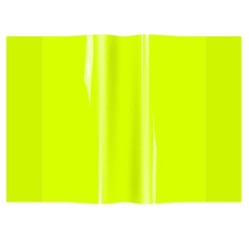 Okładka zeszytowa A5 pvc neon żółty (10) OZN-A5-02