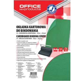 Okładki do bindowania OFFICE PRODUCTS, karton, A4