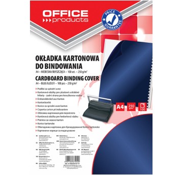 Okładki do bindowania OFFICE PRODUCTS, karton, A4