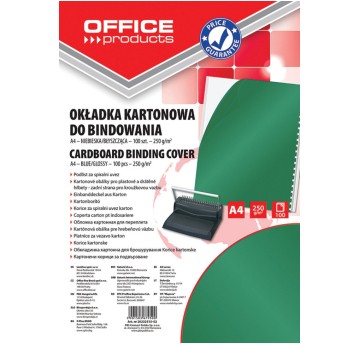 Okładki do bindowania OFFICE PRODUCTS, karton, A4
