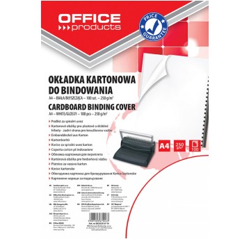 Okładki do bindowania OFFICE PRODUCTS, karton, A4