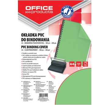 Okładki do bindowania OFFICE PRODUCTS, PVC, A4, 2