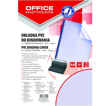 Okładki do bindowania OFFICE PRODUCTS, PVC, A4, 2
