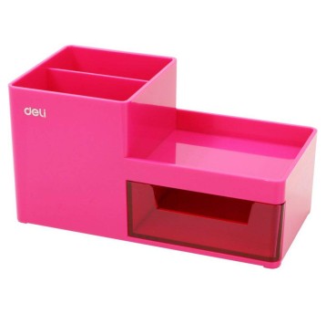 Organizer na biurko RIO różowy Z25140 DELI