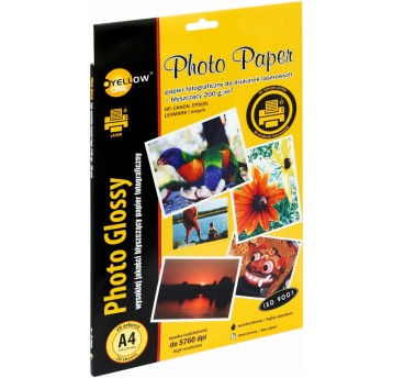 Papier foto YELLOW ONE A4 200g A20 błyszczący (L4