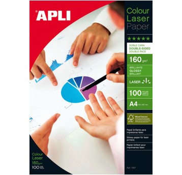 Papier fotograficzny APLI Glossy Laser Paper, A4,