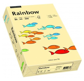 Papier ksero A4 80g RAINBOW R06 kość słoniowa