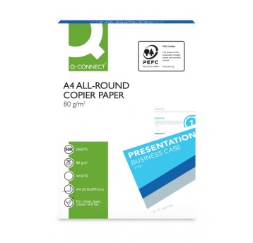Papier ksero Q-CONNECT All-Round, A4, klasa C, 80g