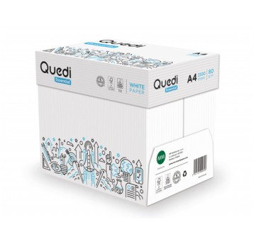Papier ksero QUEDI ESSENTIAL A4, A4, klasa C, 80gs