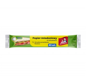 Papier śniadaniowy JAN NIEZBĘDNY, w arkuszach,