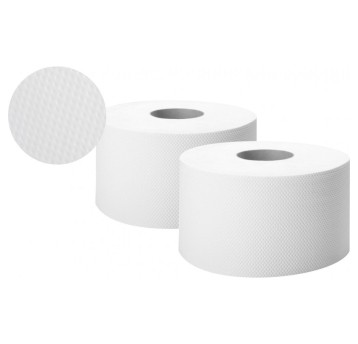 Papier toaletowy biały 130m 2 warstwy JUMBO