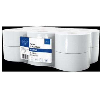 Papier toaletowy ELLIS Ecoline 100m 2warstwy maku