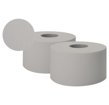 Papier toaletowy JUMBO-ROLL szary ESTETIC 1-warst