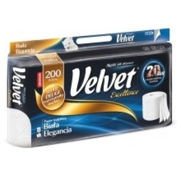 Papier toaletowy VELVET EXCELLENCE (op 8szt) biał