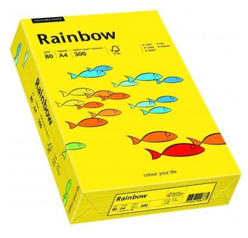 Papier xero kolorowy RAINBOW ciemnożółty R18 8804