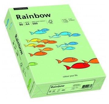 Papier xero kolorowy RAINBOW przygaszona zieleń R